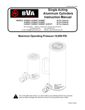 BVA Hydraulics HU3002T Manual De Instrucciones