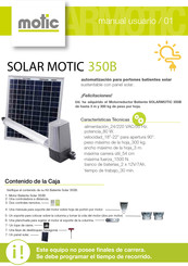 Motic SOLARMOTIC 350B Manual Usuario