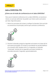 Jabra GN9350e Instrucciones