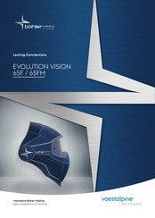 voestalpine bohler EVOLUTION VISION 65FM Manual Del Usuario