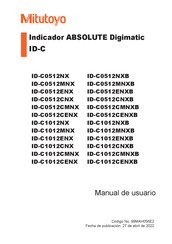 Mitutoyo ID-C0512NX Manual De Usuario