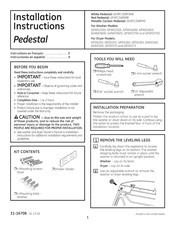 GE GFXP1308FWW Instrucciones De Instalación