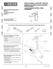 Delta Kami 581LF Instrucciones De Montaje