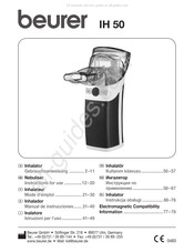 Beurer IH 50 Manual De Instrucciones