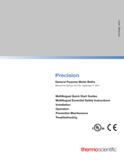 Thermo Scientific Precision GP 15D Manual Del Usuario