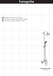 Hansgrohe Croma Showerpipe 27143001 Instrucciones De Montaje