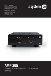 LD Systems AMP 205 Manual De Usuario