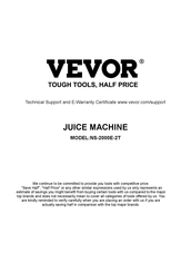 VEVOR NS-2000E-2T Manual Del Usuario