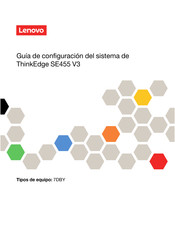 Lenovo ThinkEdge 7DBY Guía De Configuración Del Sistema