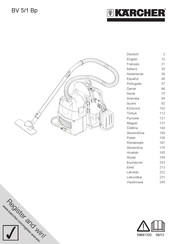 Kärcher BV 5/1 Bp Manual Del Usuario