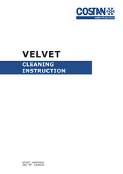 Costan Velvet C-N Integral Manual De Instrucciones