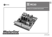 Motorline Professional MC60 Manual De Usuario/Instalador