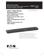 Eaton TRIPP LITE U442-DOCK7D-B Guia De Inicio Rapido