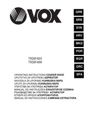 Vox TRD6F49W Manual De Instrucciones