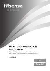 Hisense HRCD483TS Manual De Operación