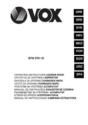 Vox BTN 5T01 IX Manual De Instrucciones