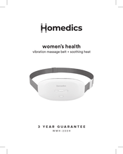 HoMedics WMH-200H Manual Del Usuario