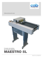 CAB MAESTRO 5L Instrucciones De Uso