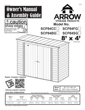 Arrow Storage Products SCP84CC Manual Del Propietário