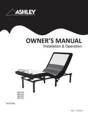 Ashley Furniture M8X342 Manual Del Usuario