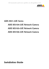 Axis Communications M3104-LVE Guia De Instalacion