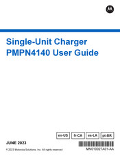 Motorola Solutions PMPN4140 Guia Del Usuario