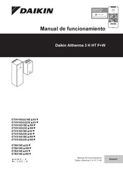Daikin Altherma 3 H HT F+W ETVH16S 23E 6V Serie Manual De Funcionamiento