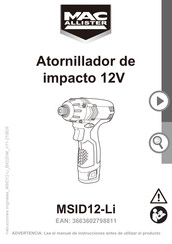 Mac allister MSID12-Li Manual Del Usuario