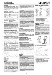 EUCHNER GP1-528A-M Manual De Instrucciones