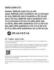 Mikrotik LtAP mini Manual De Instrucciones