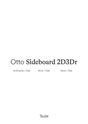 Teulat Otto Sideboard 2D3Dr 17318 TE Instrucciones De Montaje