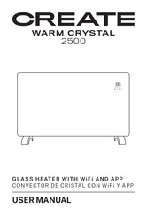 Create WARM CRYSTAL 2500 Manual De Instrucciones