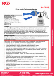 BGS technic 70118 Manual De Instrucciones