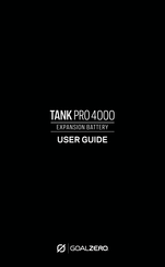 GOAL ZERO TANK PRO 4000 Manual De Instrucciones