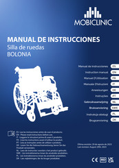 Mobiclinic BOLONIA Manual De Instrucciones