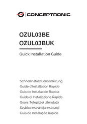 Conceptronic OZUL03BE Guía De Instalación Rápida