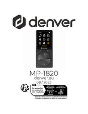 Denver MP-1820 Manual De Instrucciones