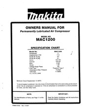 Makita MAC1200 Manual Del Operador