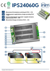 INIM Electronics IPS24060G Manual Del Usuario