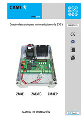 CAME 002ZM3E Manual De Instalación