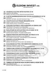 Eldom Invest 72268WN Instrucciones De Montaje, Uso Y Mantenimiento