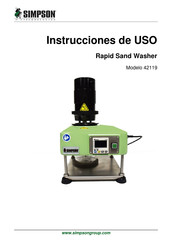 Simpson 42119-1A Instrucciones De Uso