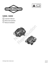 Briggs & Stratton 140000 Manual Del Operador