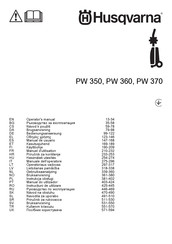 Husqvarna PW 360 Manual De Usuario