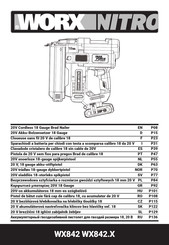 Worx Nitro WX842 Serie Manual De Instrucciones