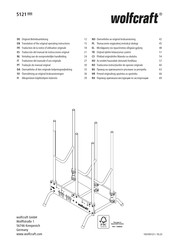 wolfcraft 5121 000 Traduccion Del Manual De Instrucciones Originale