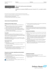 Endress+Hauser RLN22 Manual De Instrucciones Abreviado