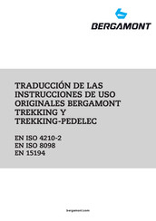 Bergamont TREKKING Traducción De Las Instrucciones De Uso Originales