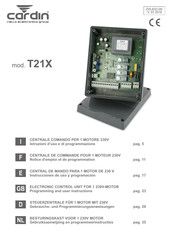 Cardin T21X Instrucciones De Uso