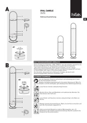 höfats OVAL CANDLE 35 Instrucciones De Uso